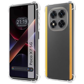 Capa TUMUNDOSMARTPHONE de silicone transparente à prova de choque para Xiaomi Poco X7 5G - 1