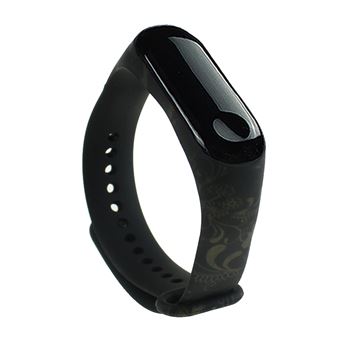 Pulseira de TPU WISETONY para Xiaomi Mi Band 3 /4 Dourado - 1