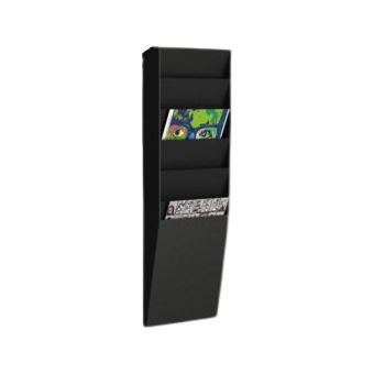 Porta-revistas PaperFlow A4V1x6.01 | Preto - 1
