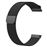 Pulseira de aço inoxidável Substituição WISETONY para Fitbit Versa 195mm Preto_0