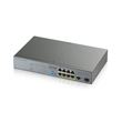 comutador de rede Zyxel GS1300-10HP-EU0101F Não-gerido Gigabit Ethernet (10/100/1000) Cinzento Apoio Power over Ethernet (PoE)