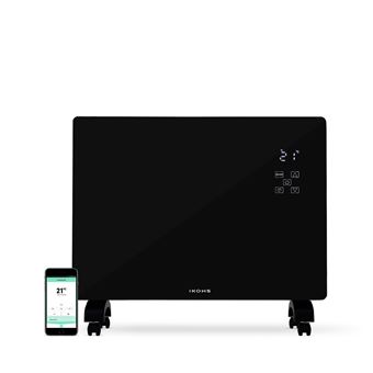 Convetor Elétrico CREATE EVERWARM GPH1500 Wifi | Vidro - Preto - 1