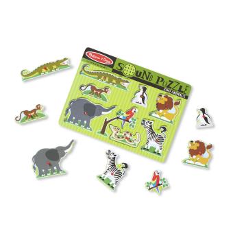 Puzzle Melissa & Doug Sound Puzzle - Zoo Animals - 1