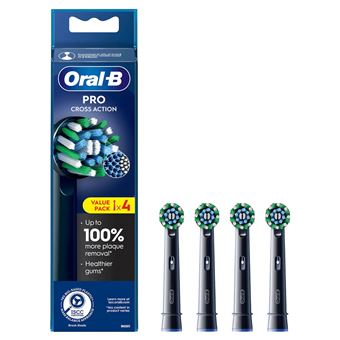 Cabeça de Escova de Dentes Oral-B CrossAction CrossAction | Preto - 1