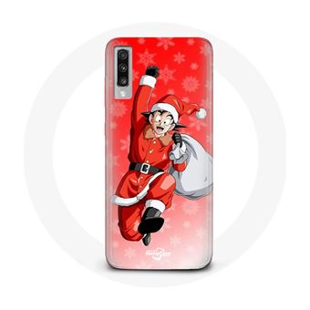 Capa Maniacase para Samsung Galaxy A70 Anime Son Goku Dragon Ball O Dia de Natal 2023 - 1