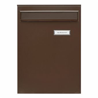 Caixa de Correio de Parede BURG-WÄCHTER Leipzig 778 BR | Castanho - 1