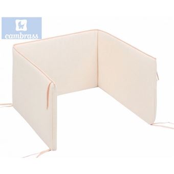 Protetor para Cama de Grades Cambrass | (60) 60X40 Cm Astra Rosa - 1