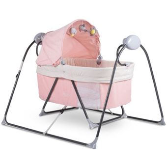 Berço Elétrico Cangaroo Aliya | Rosa - 1