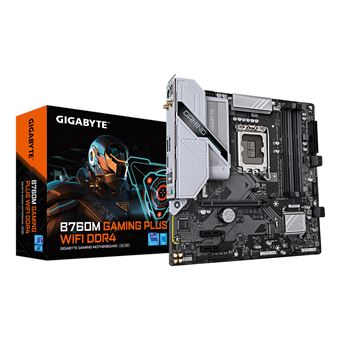 Motherboard GIGABYTE B760M GAMING PLUS WIFI DDR4 | Cinzento - 1
