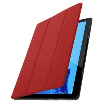 Capa Livro Avizar para Huawei Mediapad T5 10'' com Função de Suporte Vermelho - 1