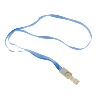 Fita PrimeMatik para Pendurar Cartão ao Pescoço Azul - 1