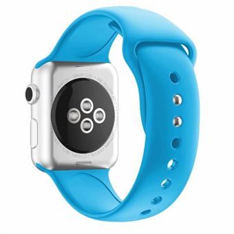 Pulseira silicone laço duplo céu azul para Apple Watch Series 4 44mm/Series 3 2 1 42mm - 1