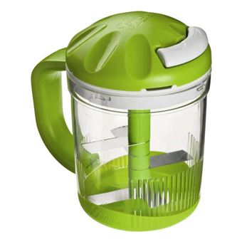 Triturador Manual de Alimentos Genius Twist N Joy | Verde, Transparente - 1