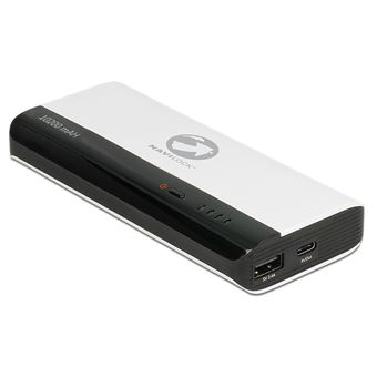 Power Bank Navilock 41502 | 10200 mAh | Branco - 1