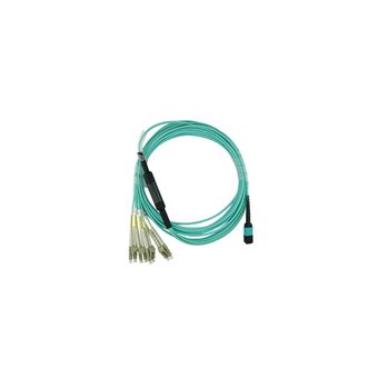 Cabo de Fibra Ótica BlueOptics MTP-4LC-M2M | Cor aqua - 1