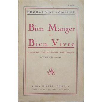 Bien manger pour bien vivre. - 1