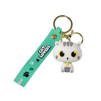 Porta-Chaves I-Total Gato Branco - 1