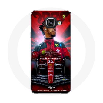 Capa Maniacase para Samsung Galaxy A3 2017 Lewis Hamilton Ferrari Oficial - 1