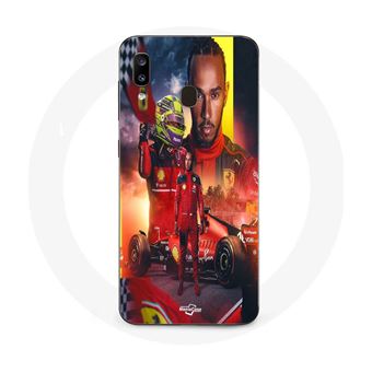 Capa Maniacase para Samsung Galaxy A20E Lewis Hamilton Scuderia Ferrari F1 Oficial - 1