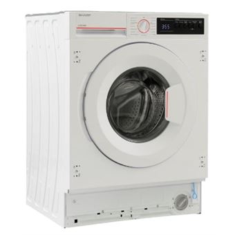 Máquina de Lavar Roupa Sharp ES-NIB714BWNA | 7 Kg | 1400 RPM | A | Branco - 1
