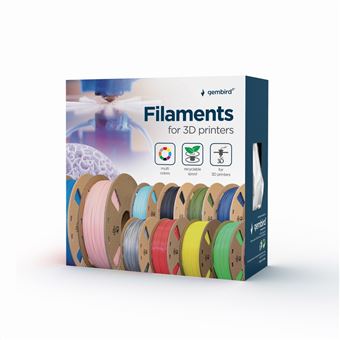 Material para Impressão em 3d Gembird 3DP-PLA-SK-01-RP - 1