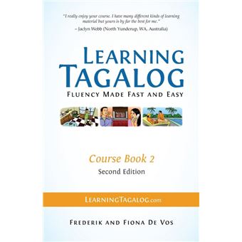 Learning Tagalog Fluency Made Fast And Easy Course Book part Of book Set Color +Free Audio Download - 1