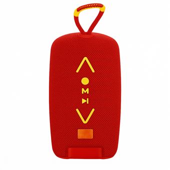 Coluna Wireless Portátil com Luz LED Modorwy MF1115 | Vermelho - 1