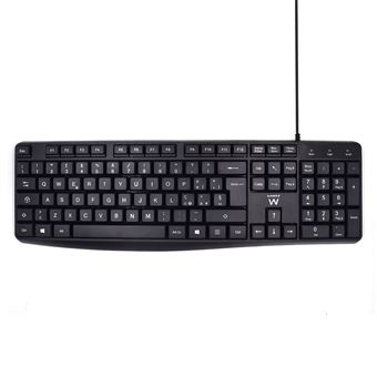 Teclado com Fios Ewent EW3000 | Idioma: Italiano | Preto - 1