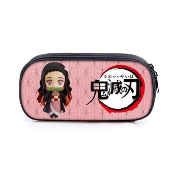 Estojo DreamWorks | Demon Slayer | 21.5 x 10 x 5 cm | Rosa 5914 - 1