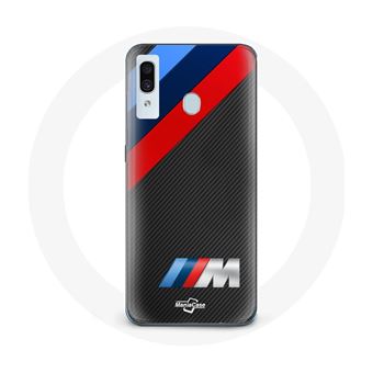 Capa Maniacase para Samsung Galaxy A20 Logotipo Da Coleção Bmw M - 1