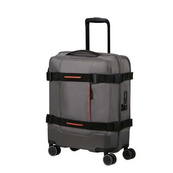 Mala de Cabine American Tourister Urban Track | 55cm | 41.5L | 4 Rodas | Cinza Escuro - 1