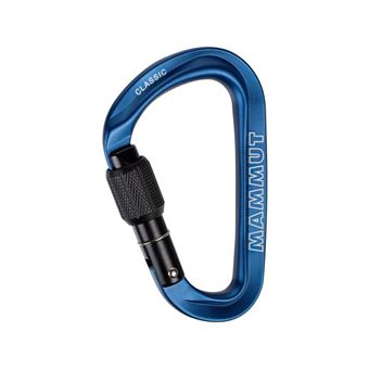 Mosquetão de escalada Mammut Classic carabiner for belaying | Azul - 1