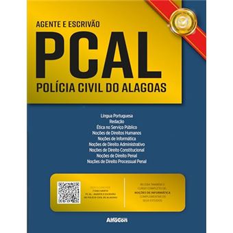 Pcal - Agente E Escrivão Da Polícia Civil De Alagoas - 3A Edição - 1