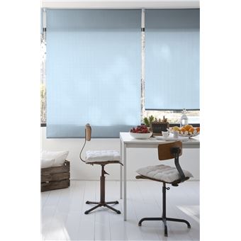 Estore de Rolo Estoralis com Impressão Digital | Translúcido | 110 x 175 cm | Vichy-1  Azul - 1