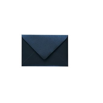 Envelope para Convites Tenda de Papel | B6 | Pack 10 Unidades | Azul Marinho Metalizado - 1
