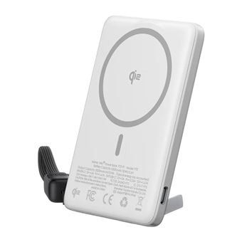 Power Bank Iniu | 5000 mAh | Policarbonato | 20W | Branco - 1