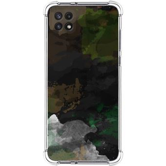 Capa Tumundosmartphone de silicone anti-choque para Samsung Galaxy A22 5G design aquarela 12 desenhos - 1