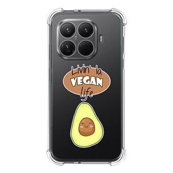 Capa Tumundosmartphone de silicone à prova de choque para Xiaomi 15T Pro 5G | Vegan Life Design Desenhos - 1