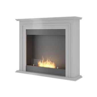 Lareira a Bioetanol de Chão Independente Branco OutInFire SIMPLE PORTAL 1 - 1