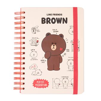 Caderno Capa Forrada A5 Bullet Line Friends - 1