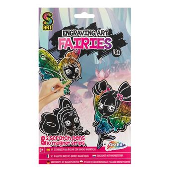 Gravuras Coloridas Grafix com Íman - Fadas - 1