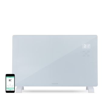 Convetor Elétrico CREATE EVERWARM GPH2000 Wifi | Vidro - Branco - 1