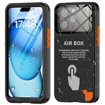 Capa Antiimpacto Ip68 para Iphone 15 pro - Preto - 1