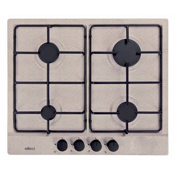 Placa a Gás Elleci Style 60 G51 | 58 cm | 4 Zonas | Aveia - 1
