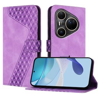 Capa FOXDOCK para Huawei Pura 80 Ultra com Fecho Magnético | Resistente a Impactos e Quedas | Compartimentos para Cartões | Roxo - 1