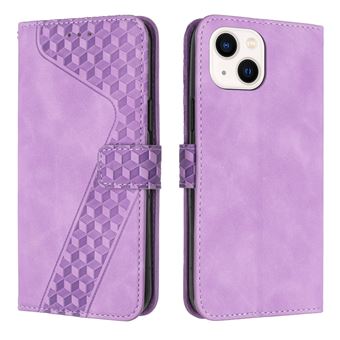 Capa FOXDOCK para iPhone 13 Mini com Fecho Magnético | Resistente a Impactos e Quedas | Compartimentos para Cartões | Roxo - 1