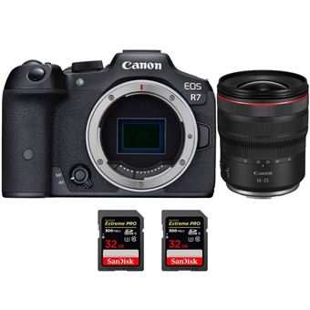 Canon EOS R7 + RF 14-35mm F4 L IS USM + 2 SanDisk 32GB Extreme PRO UHS-II SDXC 300 MB/s + PDF 15 Técnicas para Melhorar as suas Fotografias - 1