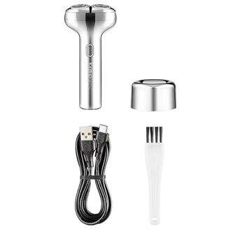 Máquinas de Barbear Elétricas EZII KM-T1-C | Prateado - 1