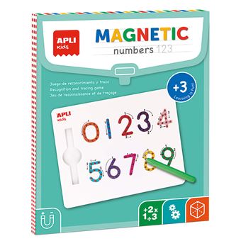 Quadro Magnético APLI Kids 123 numbers | Branco - 1