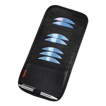 Caixa para Discos Óticos Hama Automotive Sun Visor Case, 12 CDs | Preto - 1